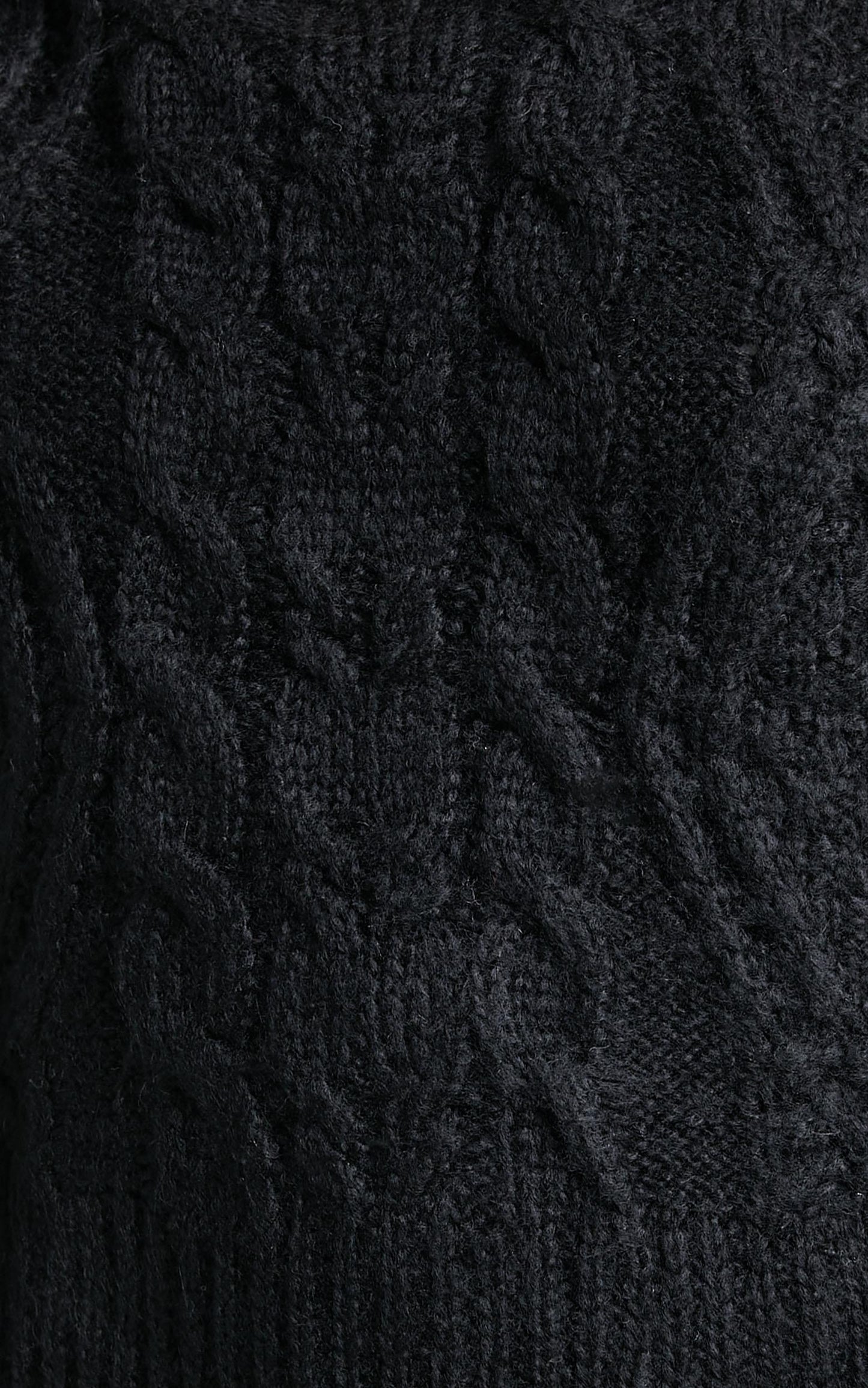 Windsor Knit Vest in Black