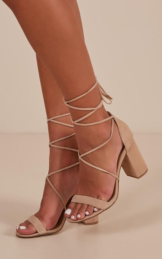 Windsor Smith - Idina Heels In Nougat Suede