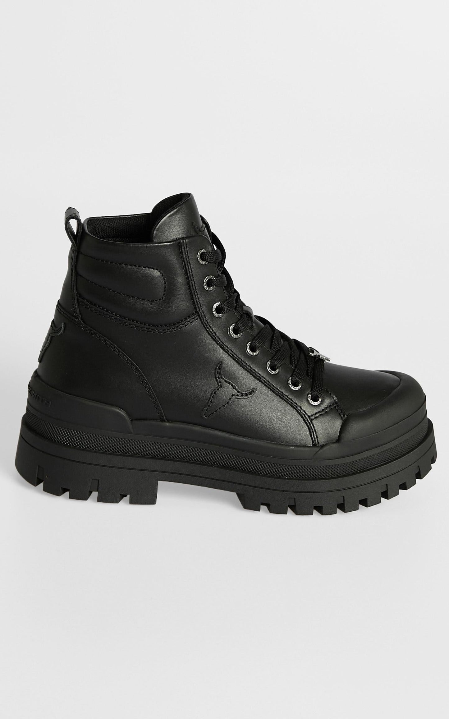 Windsor Smith - Disaster Boots in Black Leather