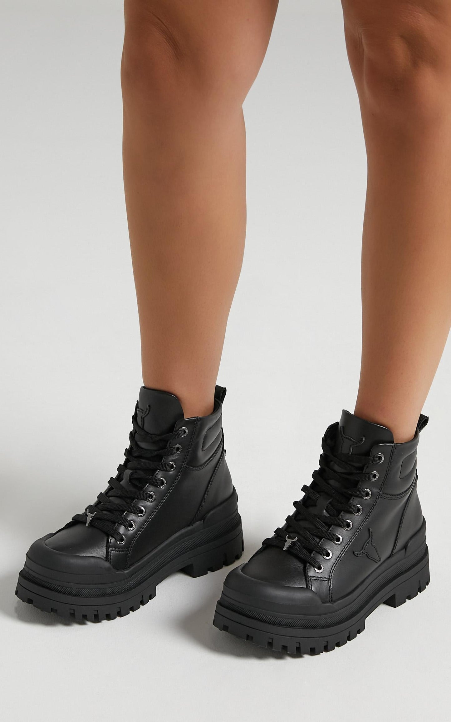 Windsor Smith - Disaster Boots in Black Leather