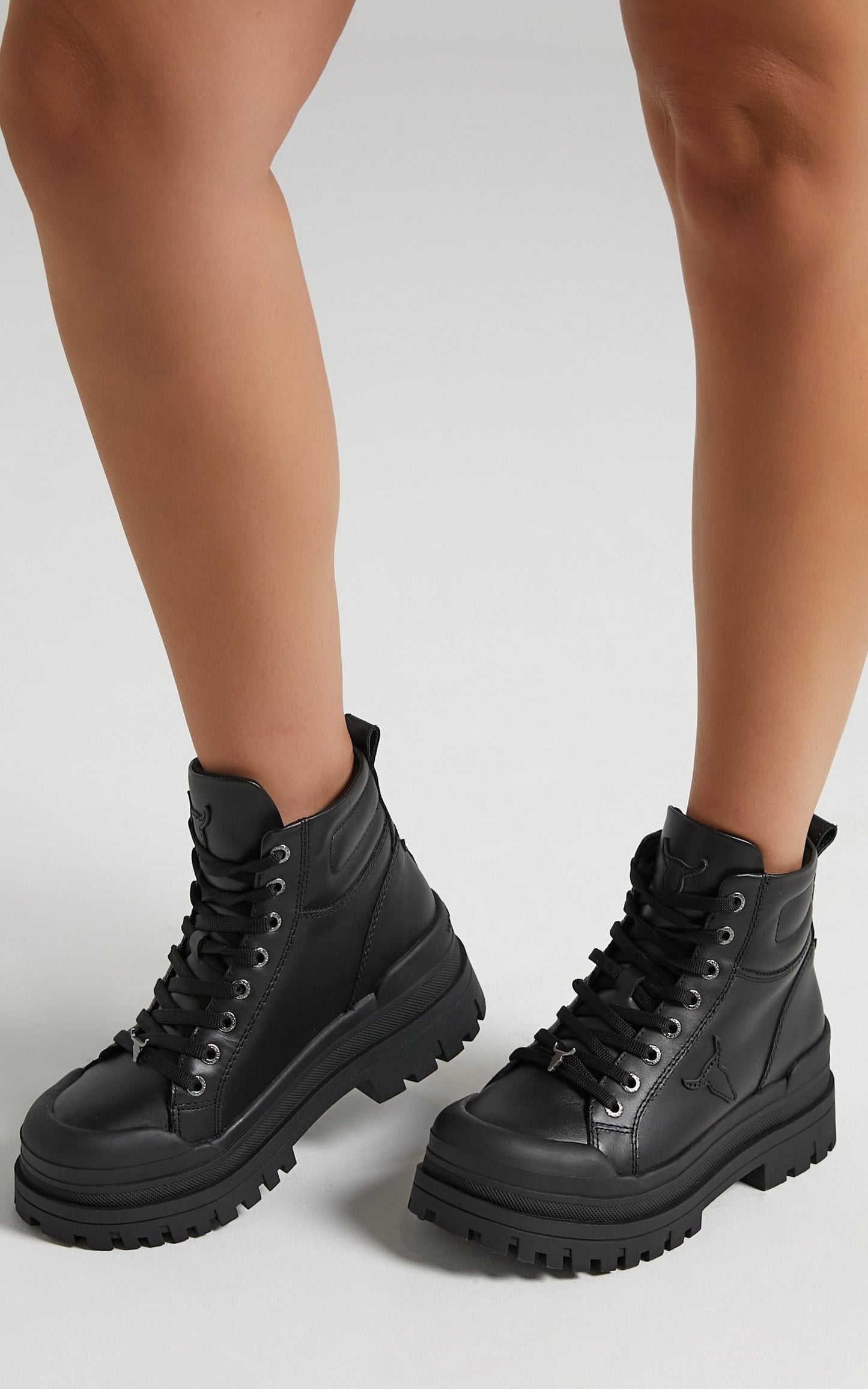 Windsor Smith - Disaster Boots in Black Leather