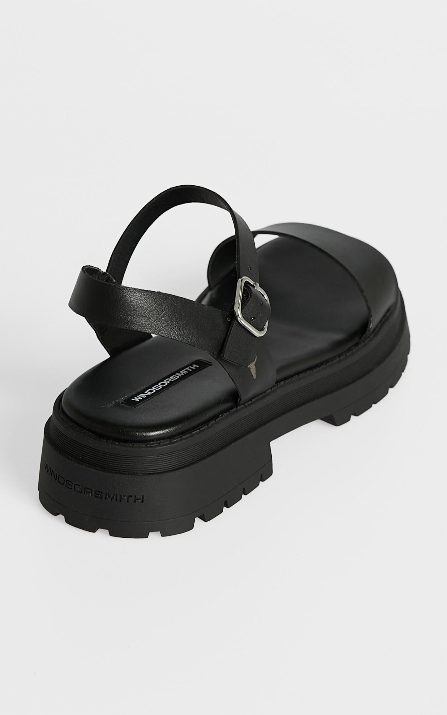Windsor Smith - Linger Sandals in Black Leather
