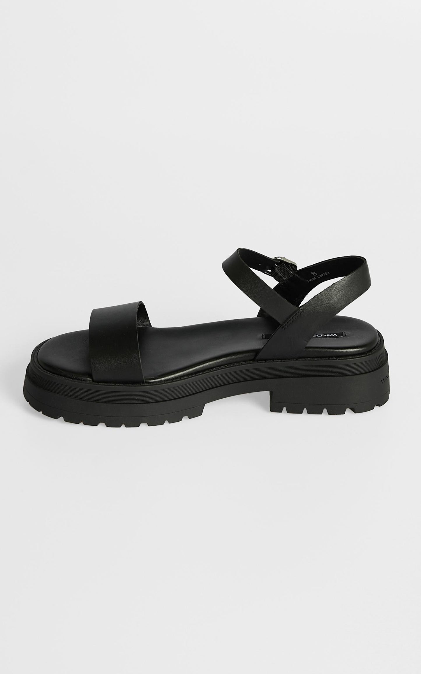 Windsor Smith - Linger Sandals in Black Leather