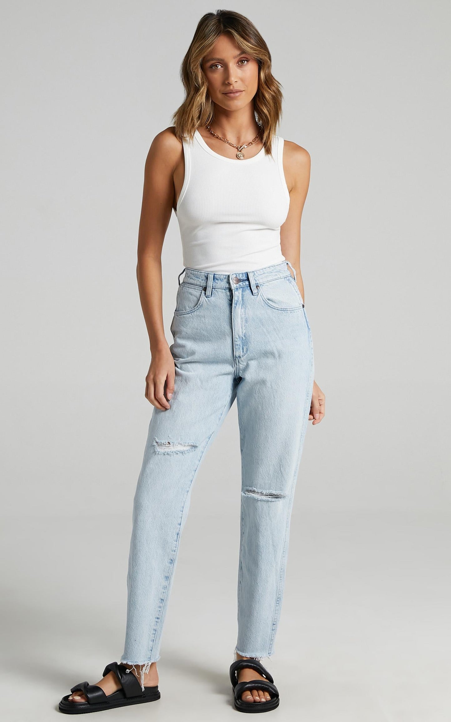 Wrangler - Drew Jean in Blue Chain