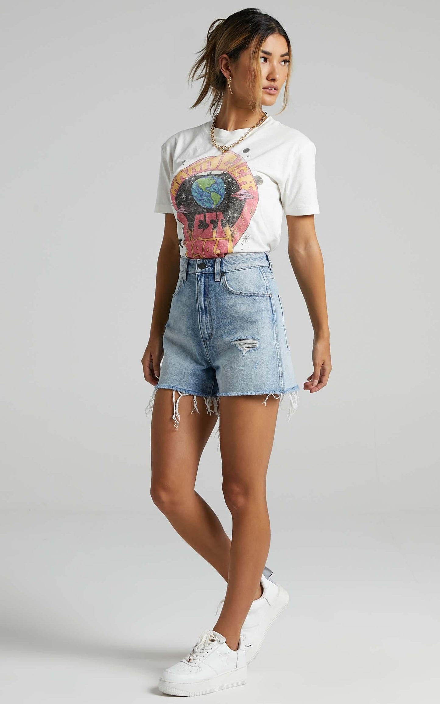 Wrangler - Hi Bells Denim Short in Love Song