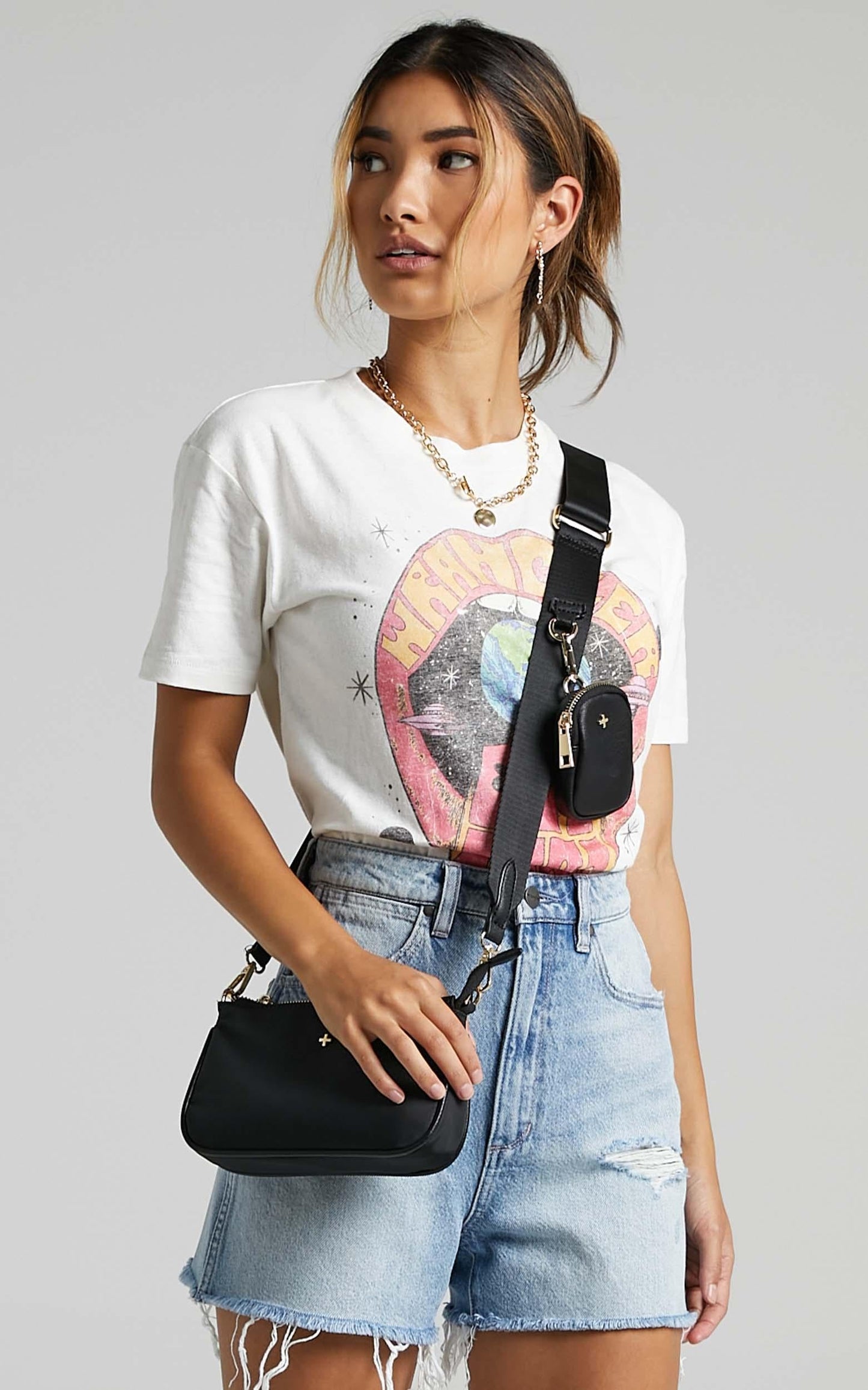 Wrangler - Hi Bells Denim Short in Love Song