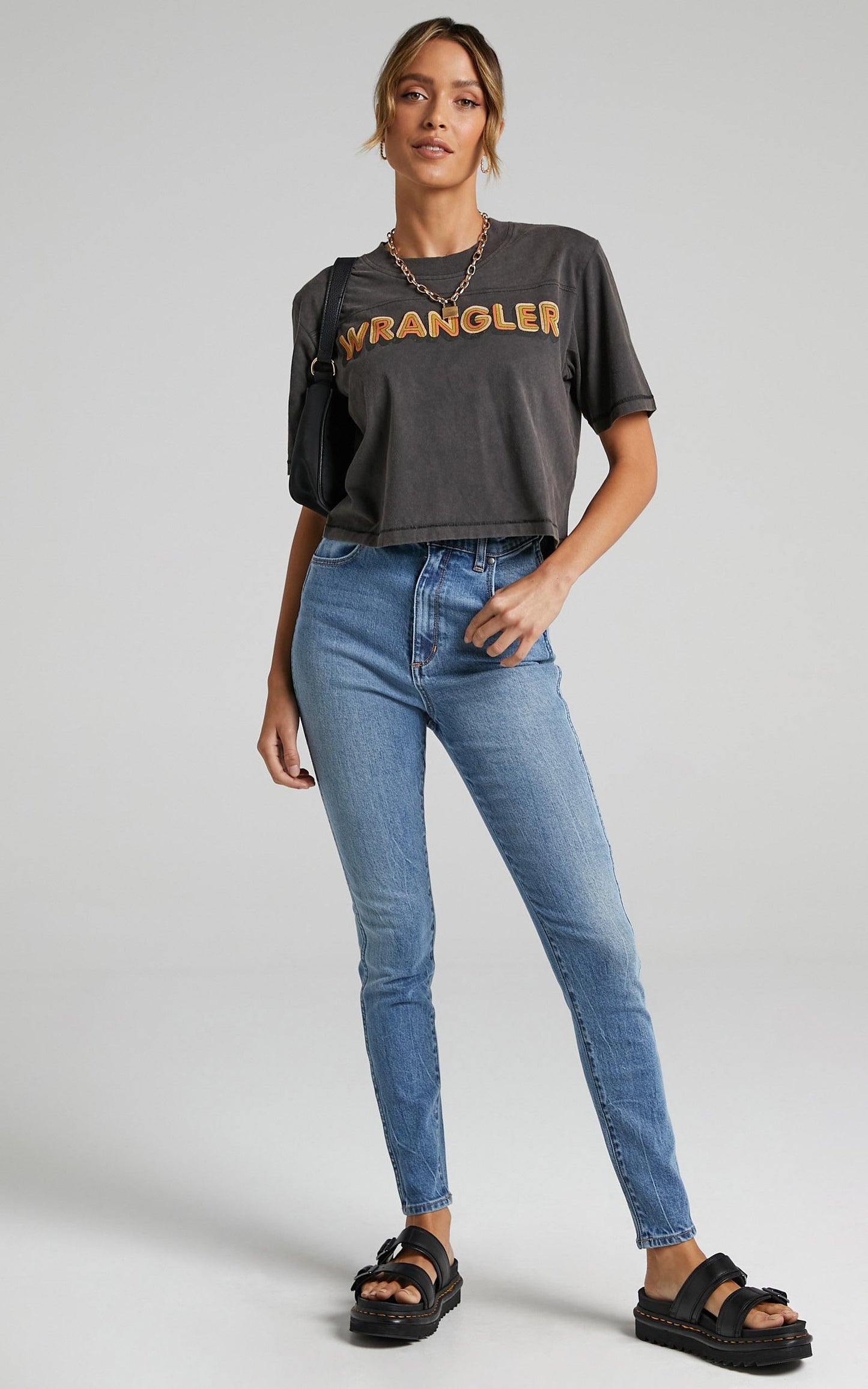 Wrangler - Hi Pins Cropped Jean in Dreamboat