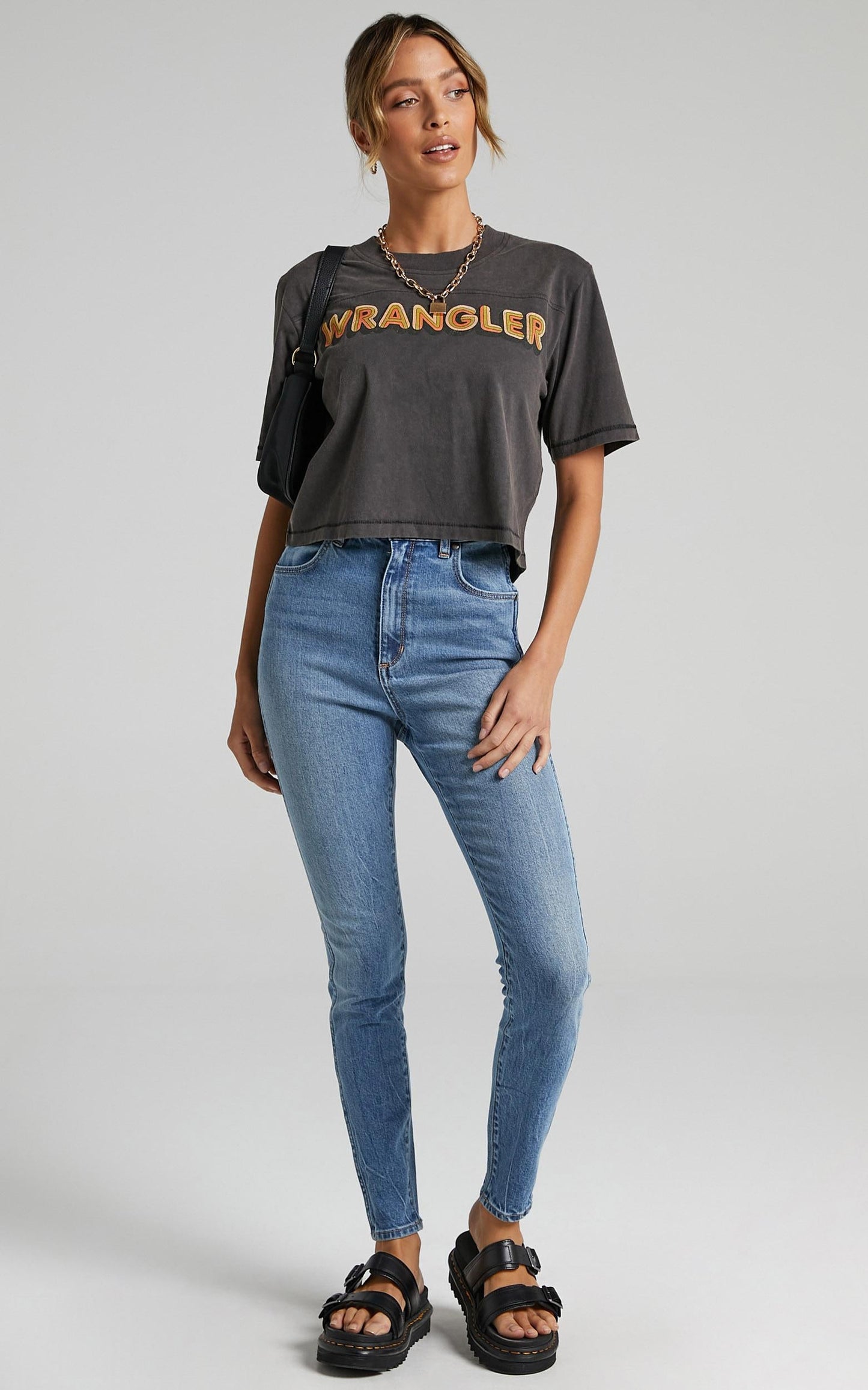 Wrangler - Hi Pins Cropped Jean in Dreamboat