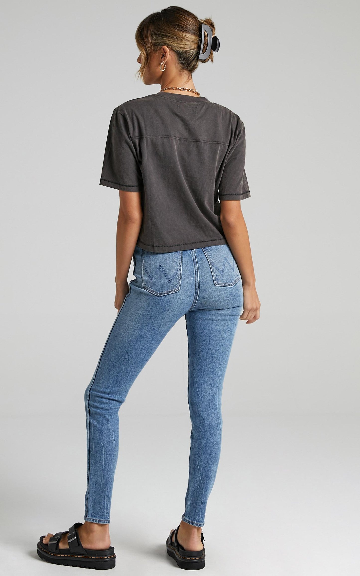 Wrangler - Hi Pins Cropped Jean in Dreamboat