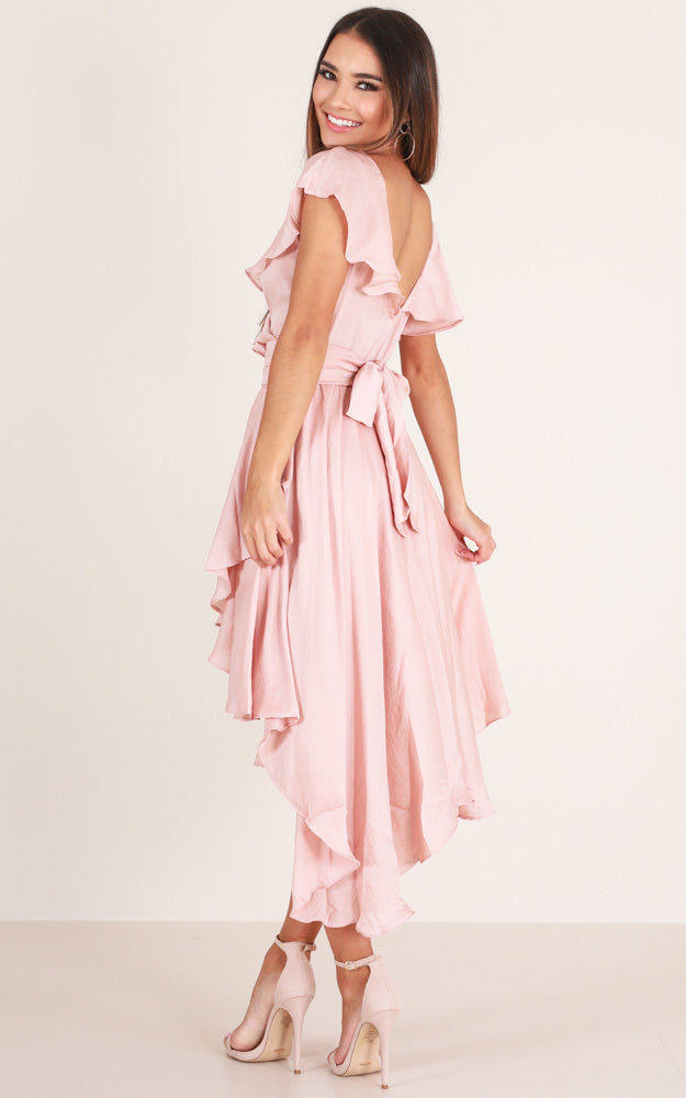 You Already Know Dress In Blush