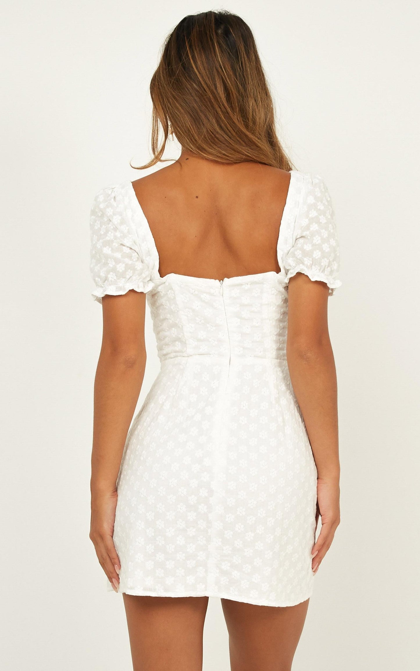You Earned It Dress In White Lace