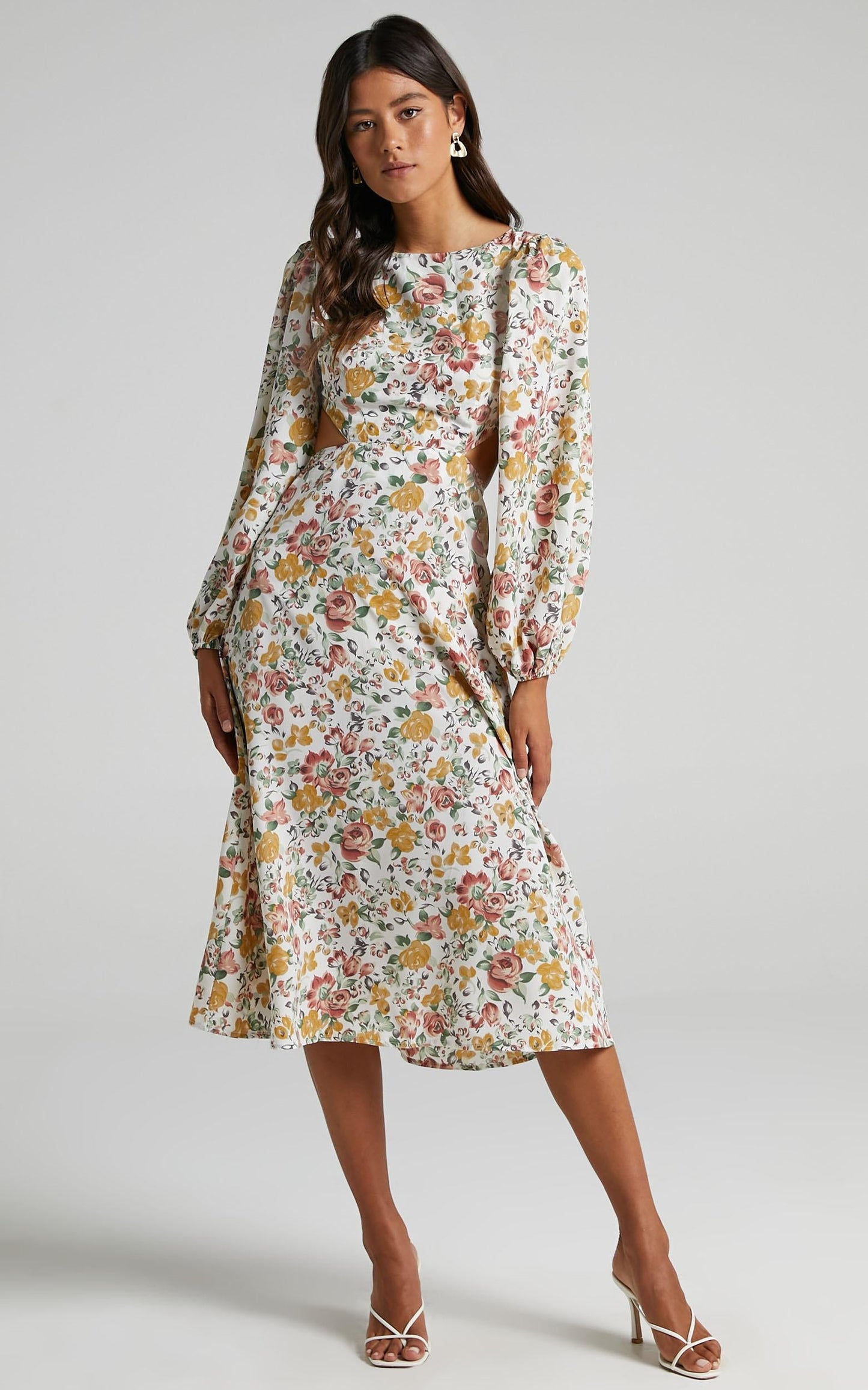 Yvonne Dress in Multi Floral