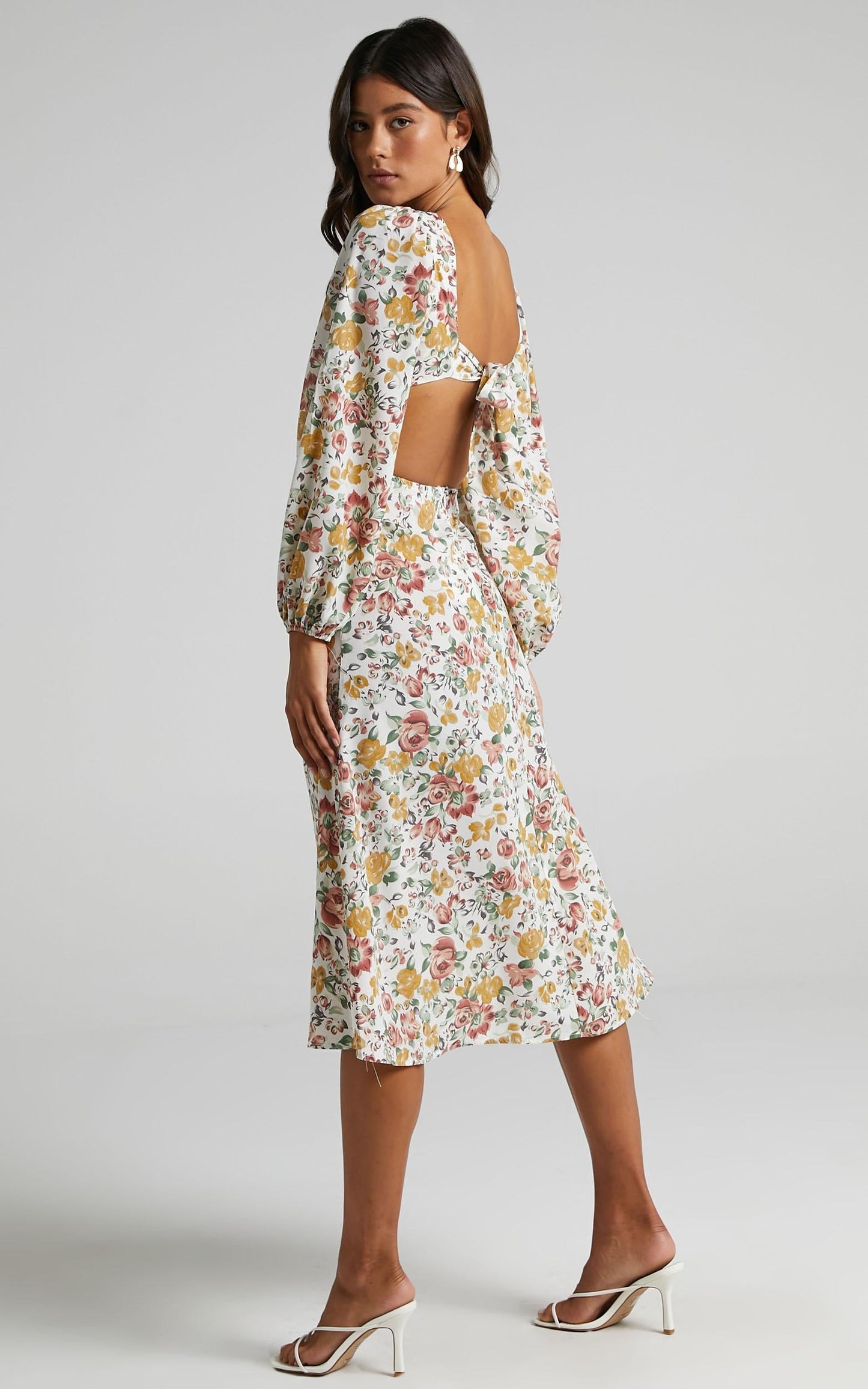 Yvonne Dress in Multi Floral