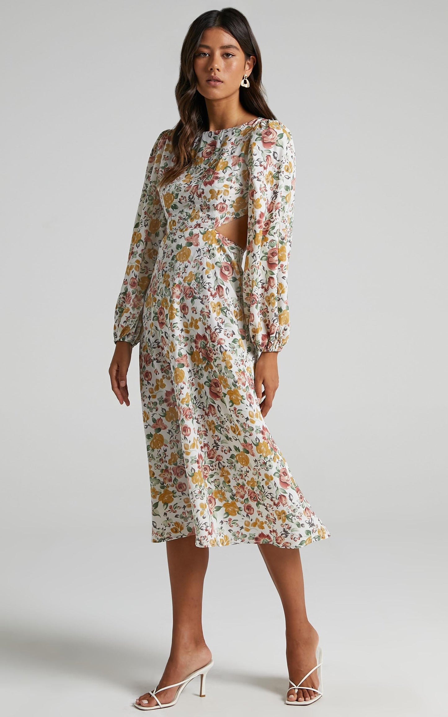 Yvonne Dress in Multi Floral
