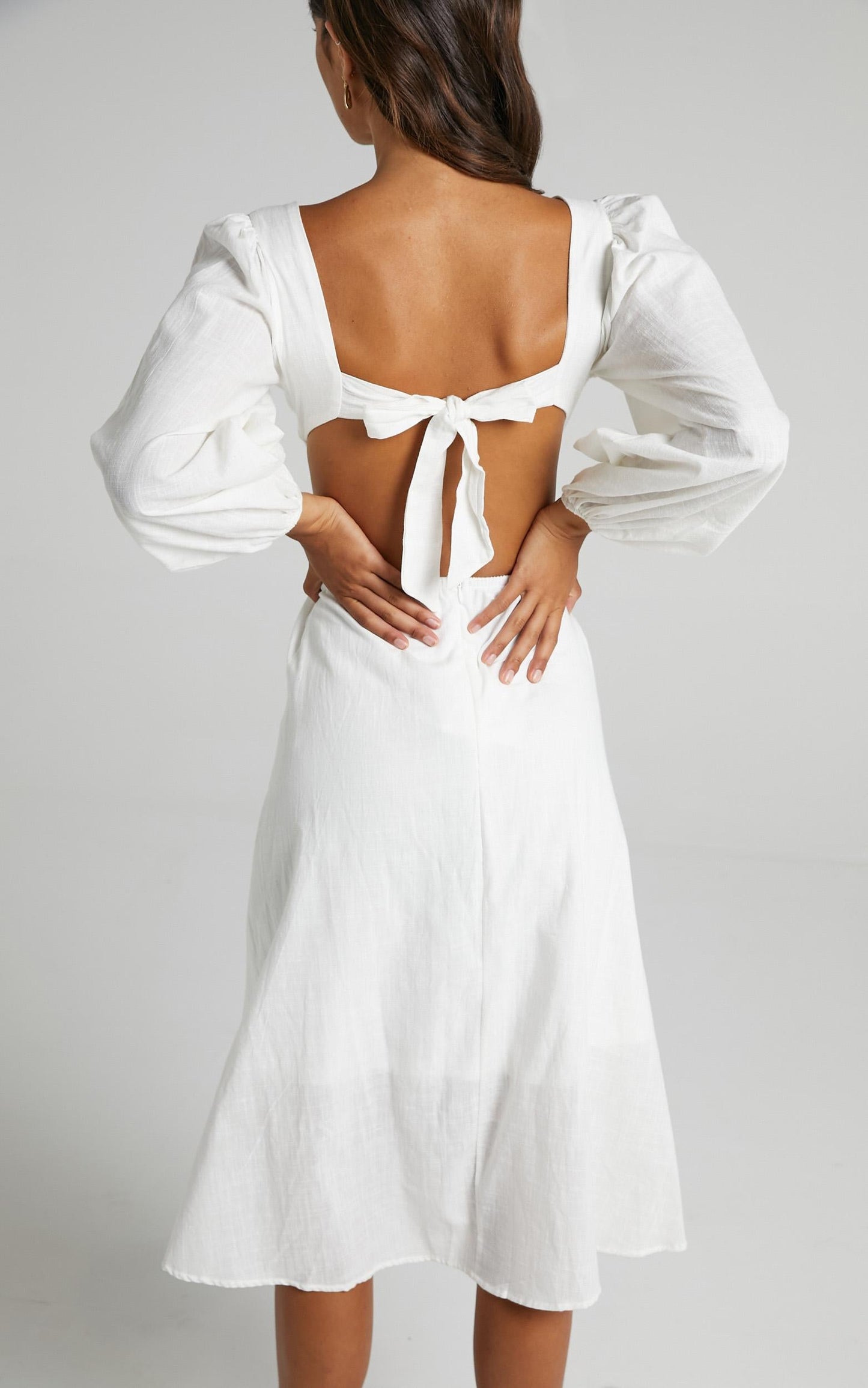 Yvonne Dress in White