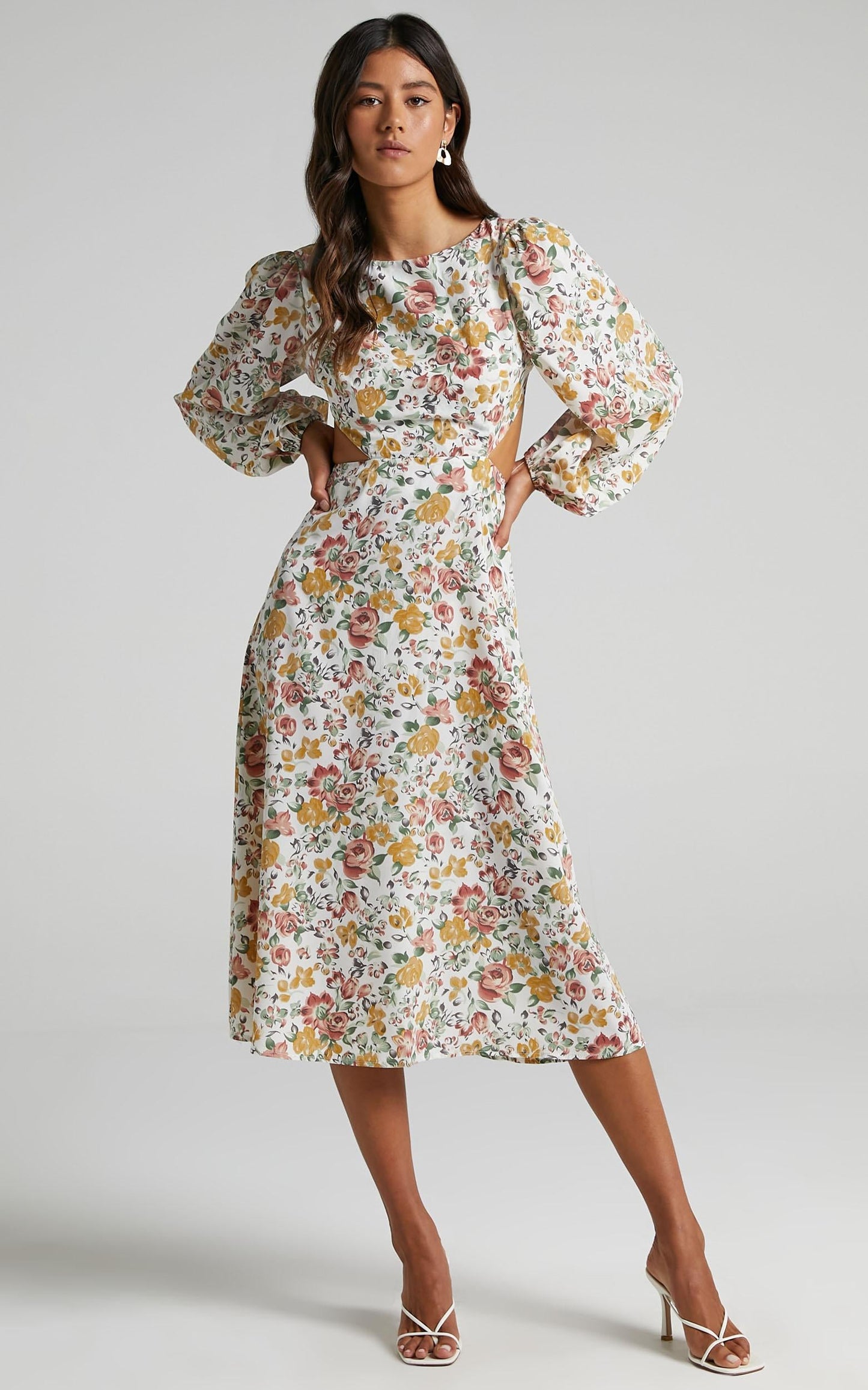 Yvonne Dress in Multi Floral