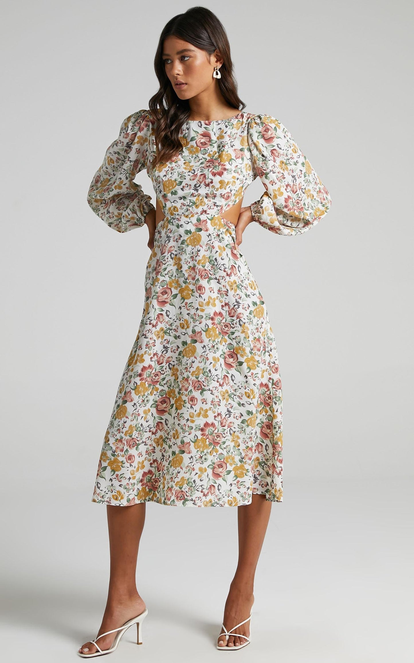 Yvonne Dress in Multi Floral