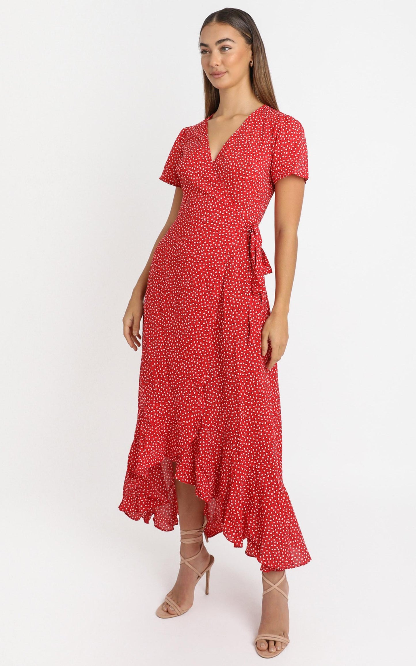 Zarah Dress in Red Spot