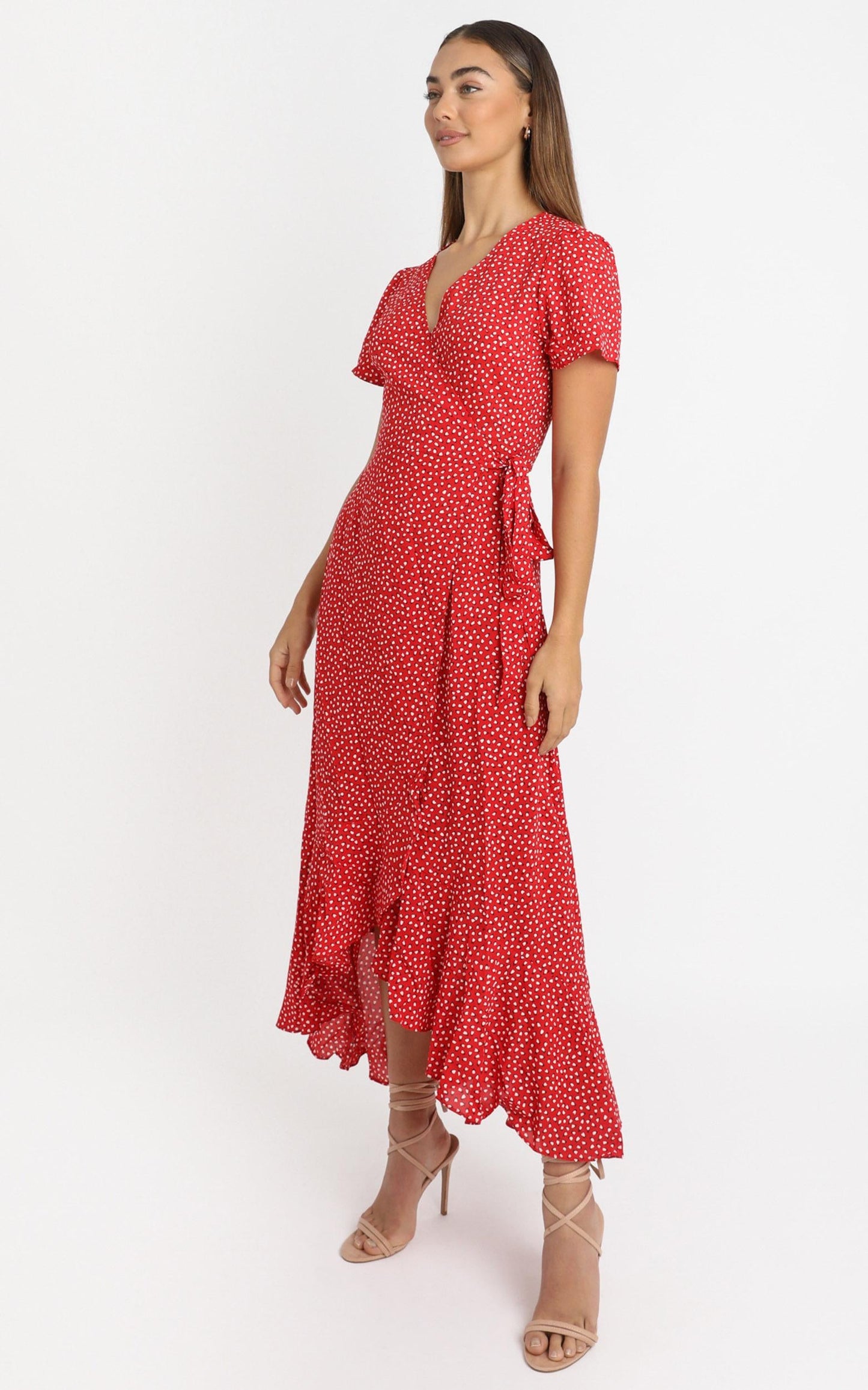Zarah Dress in Red Spot