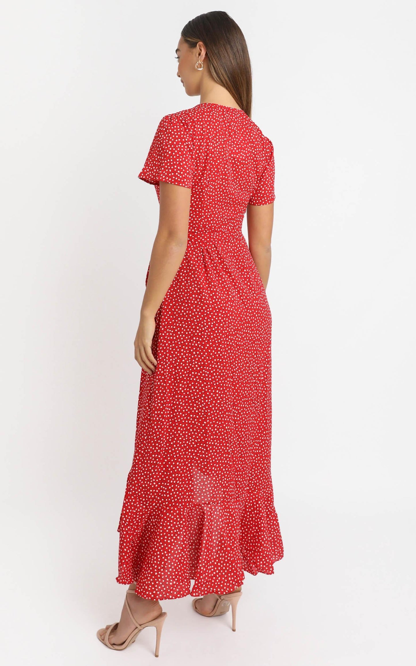 Zarah Dress in Red Spot