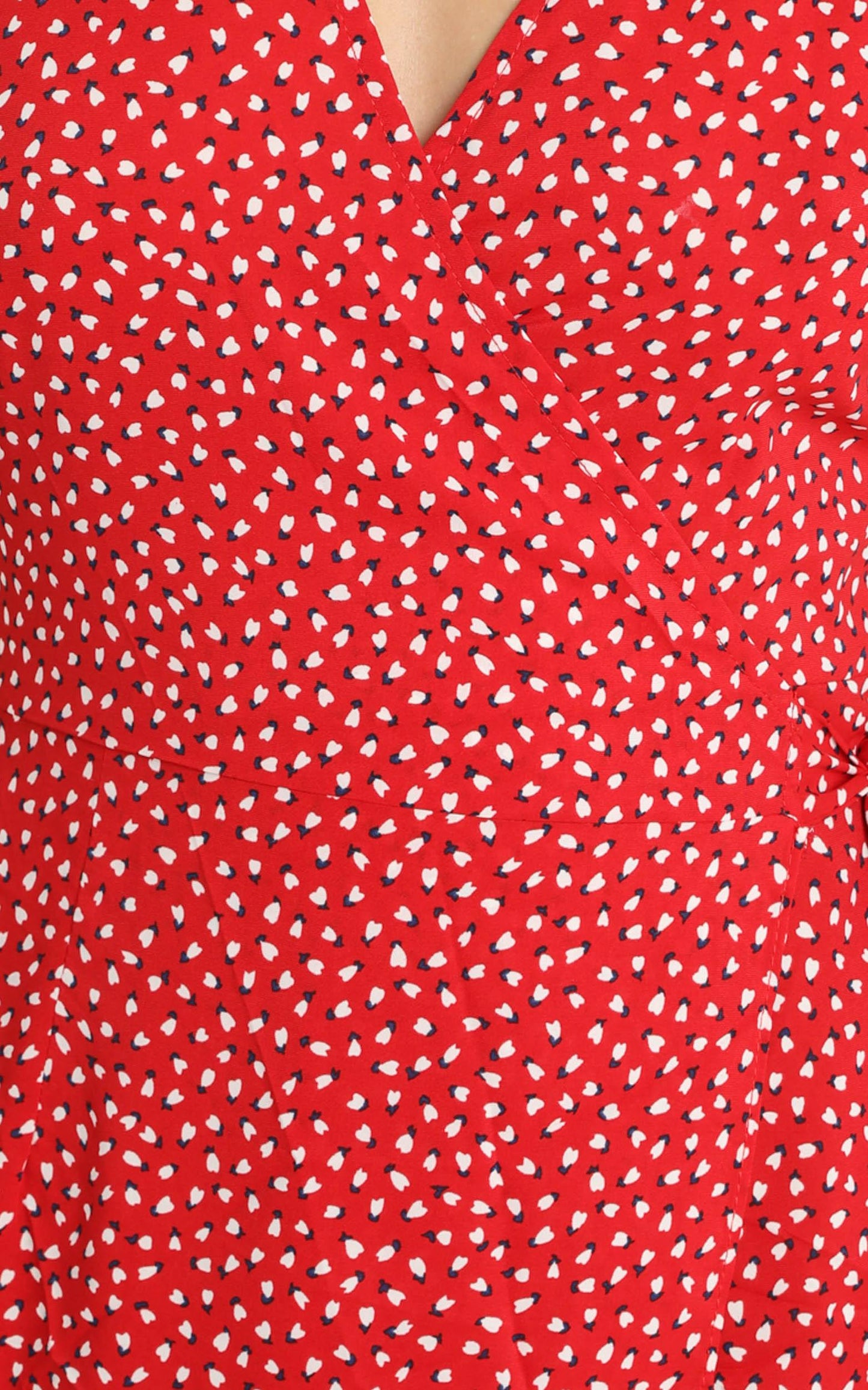 Zarah Dress in Red Spot