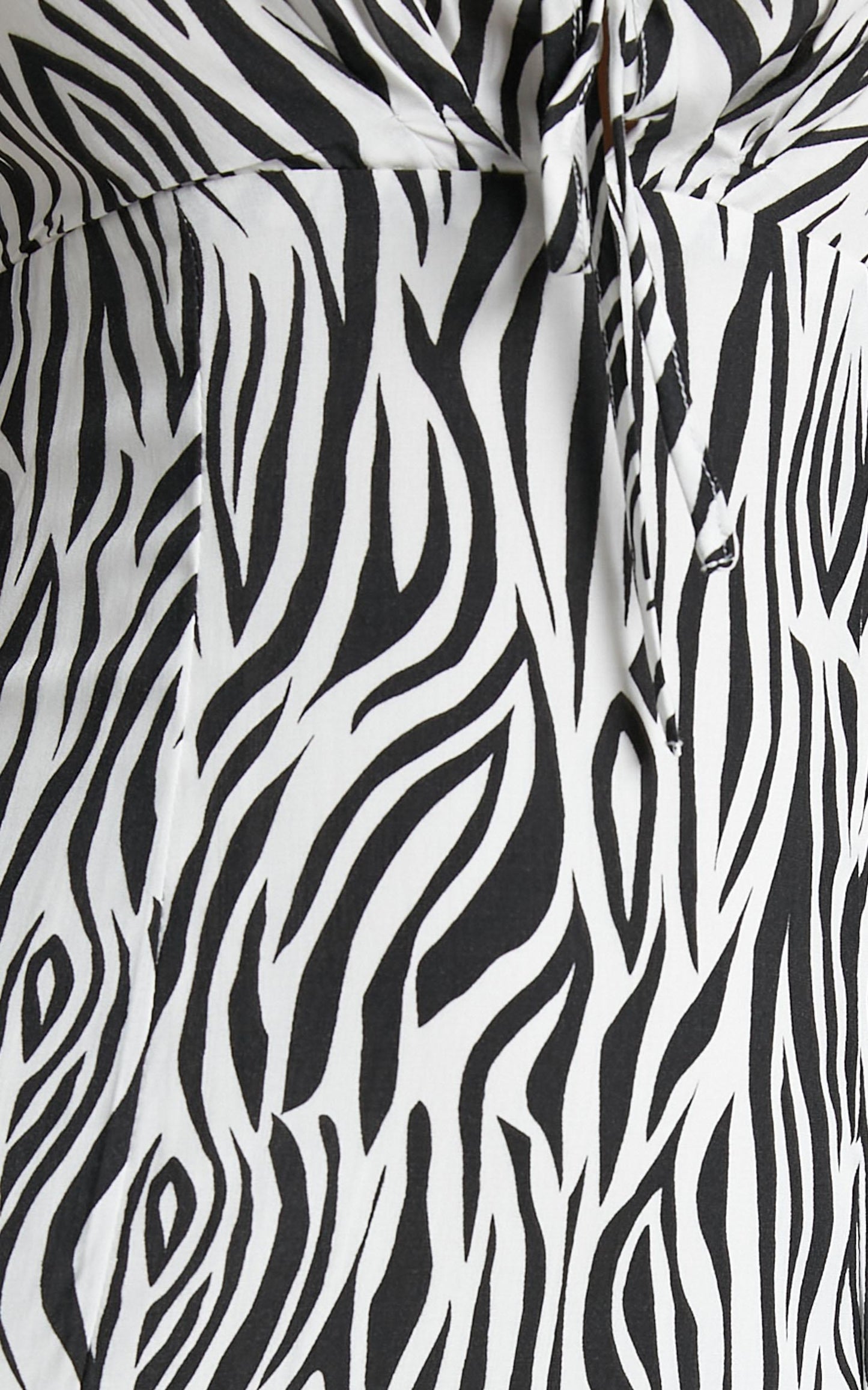 Svana Dress in Monochrome Zebra