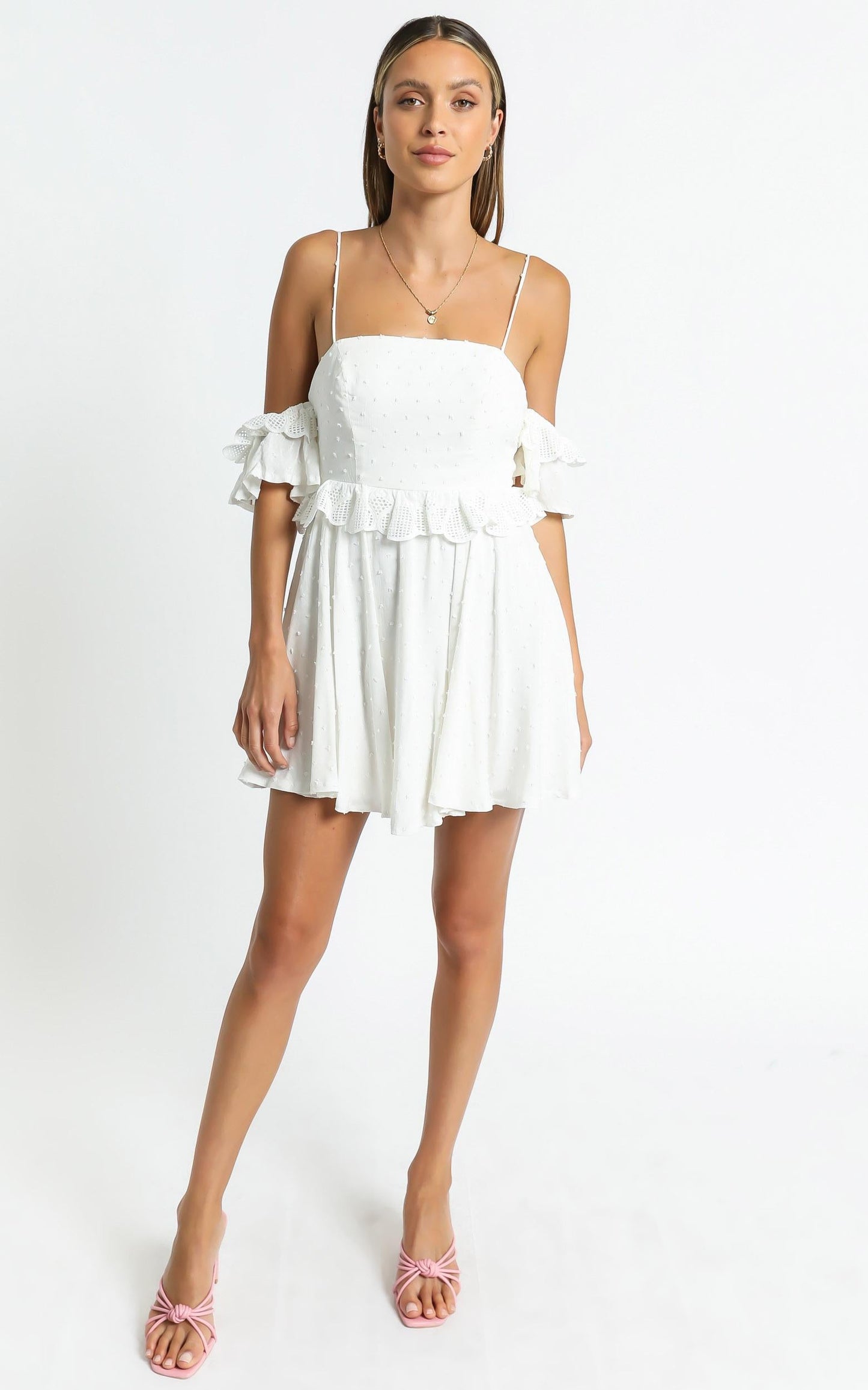 Ziggy Dress in White