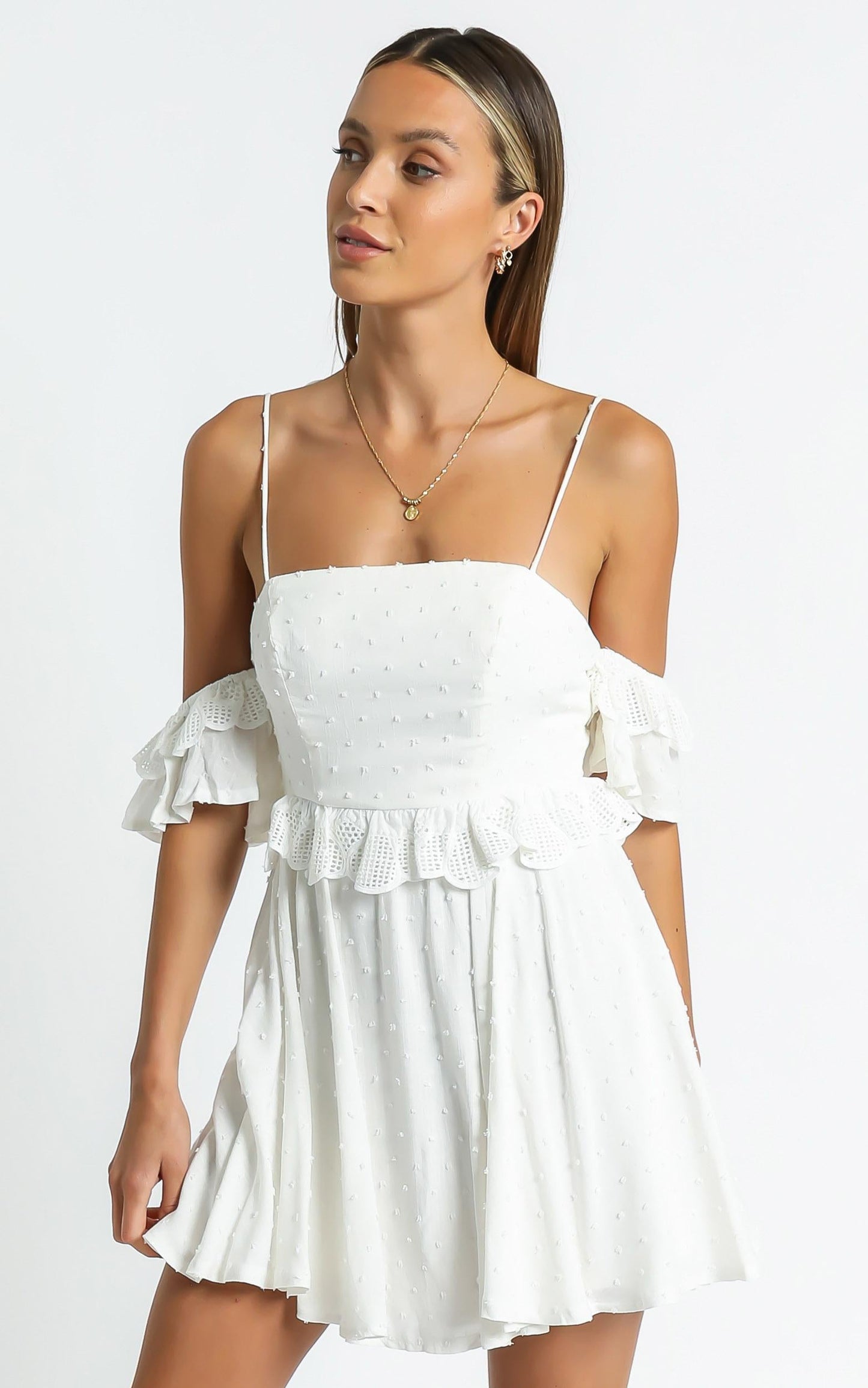 Ziggy Dress in White