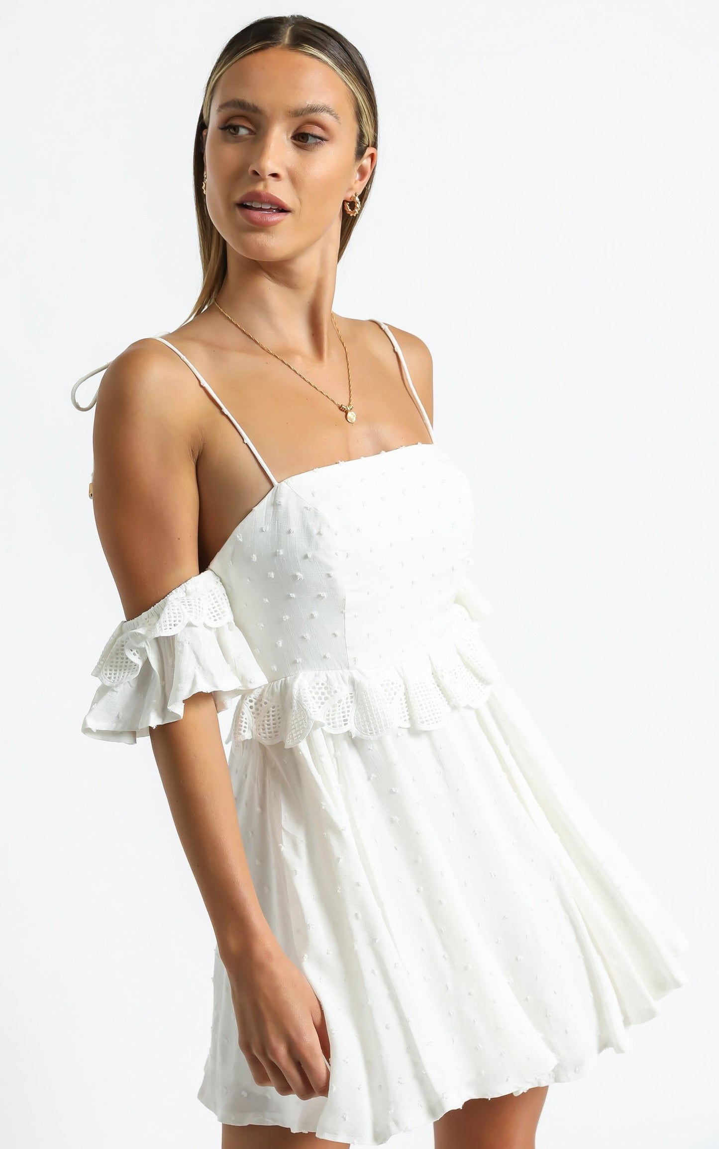 Ziggy Dress in White