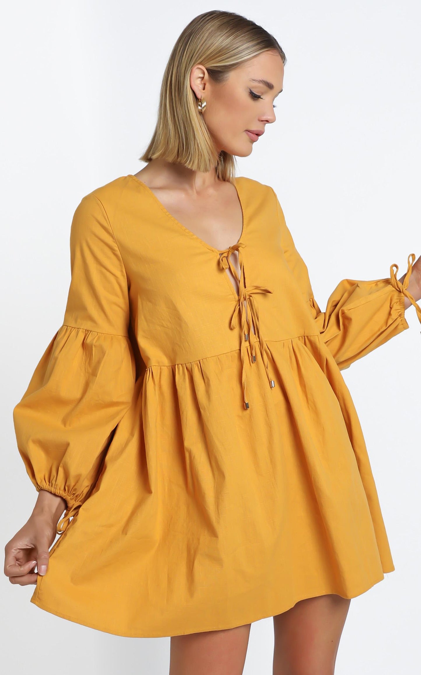 Zya The Label - Marigold Dress in Mustard